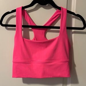 Women's Vitality longline Pink Sports Bra